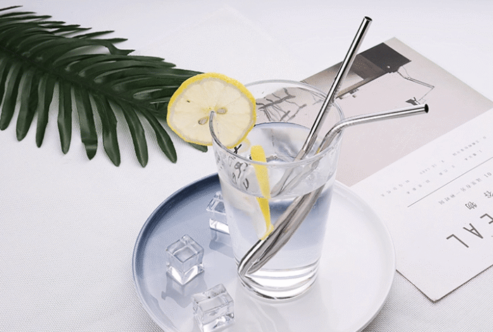 Reusable Eco-friendly Stainless Steel Straws – Set of 4 - Image 4