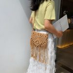 حقيبة كروشية مصنوعة يدويا