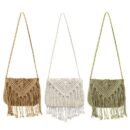 Handmade crochet crossbody bag