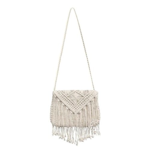 Handmade crochet crossbody bag