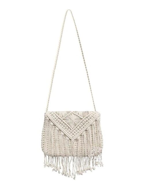 Handmade crochet crossbody bag