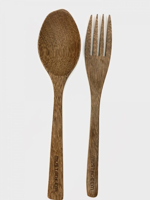 Wooden Spoon and Fork – Large Size