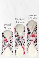 Menstrual Reusable Cloth Sanitary Pads – Organic Bamboo with Polyster Back
