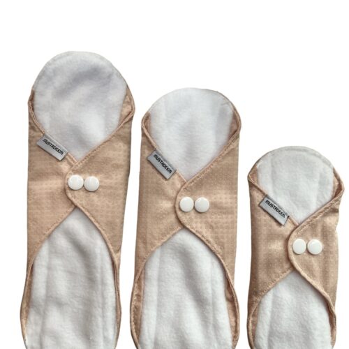 Menstrual Reusable Cloth Sanitary Pad – Wool-fiber with Anti-slip Polyester Back (Easy Wash)
