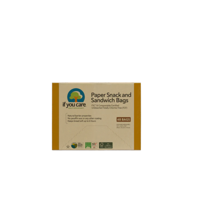 Eco-friendly Paper Sandwich Bags (48 pcs)