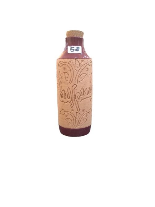 Pottery clay water Bottle - 700 ml