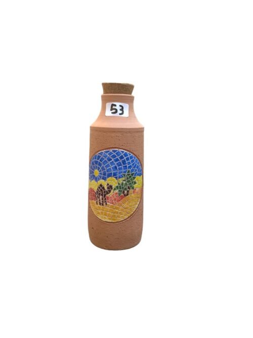 Pottery clay water Bottle - 700 ml
