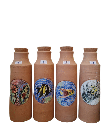 Classic pottery clay water pot dispenser - 8 liter