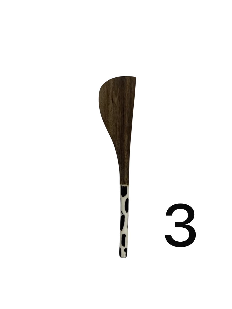 Small Olive Wood Knife (Decorated with Mother-of-Pearl and Ivory). - Image 4