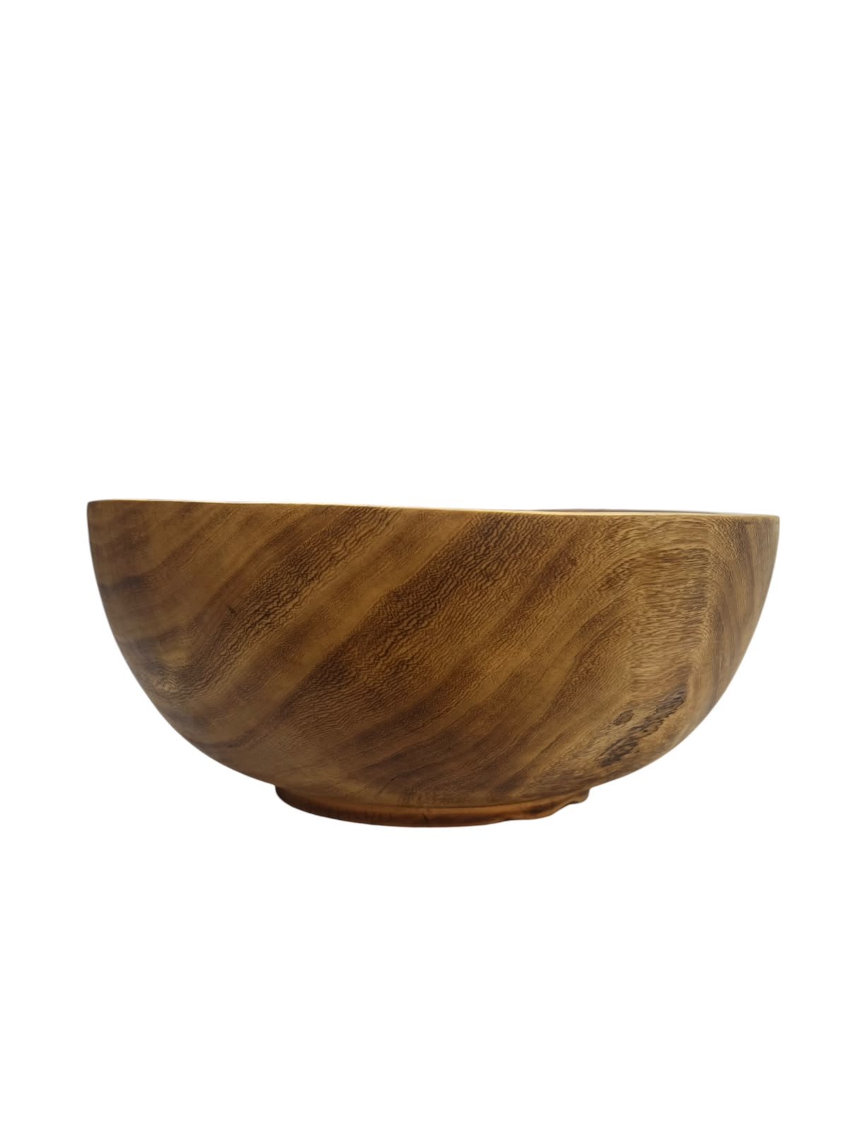 Deep bowl made from natural Jacaranda wood. - Image 2